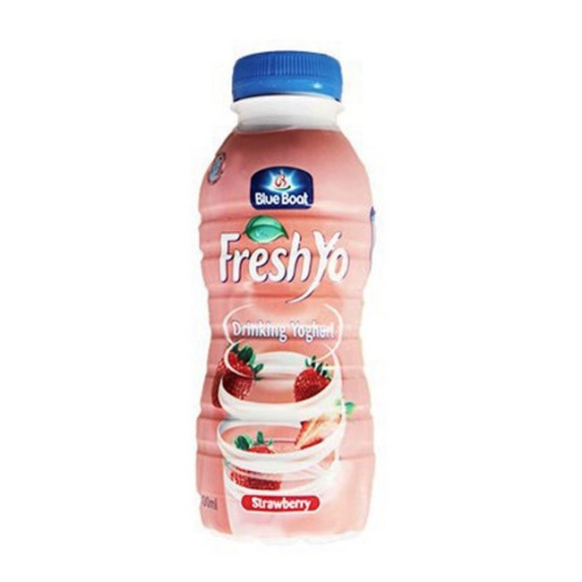 BlueBoat FreshYo Yoghurt Drink Strawberry.400ml