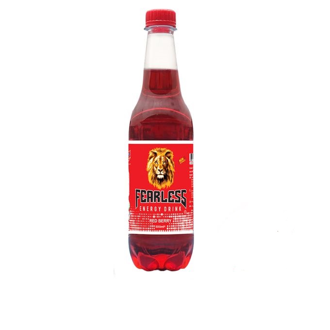 FEARLESS ENERGY DRINK RED BERRY 500ML