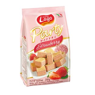 Gastone-Lago-Party-Strawberry-Wafers-250g