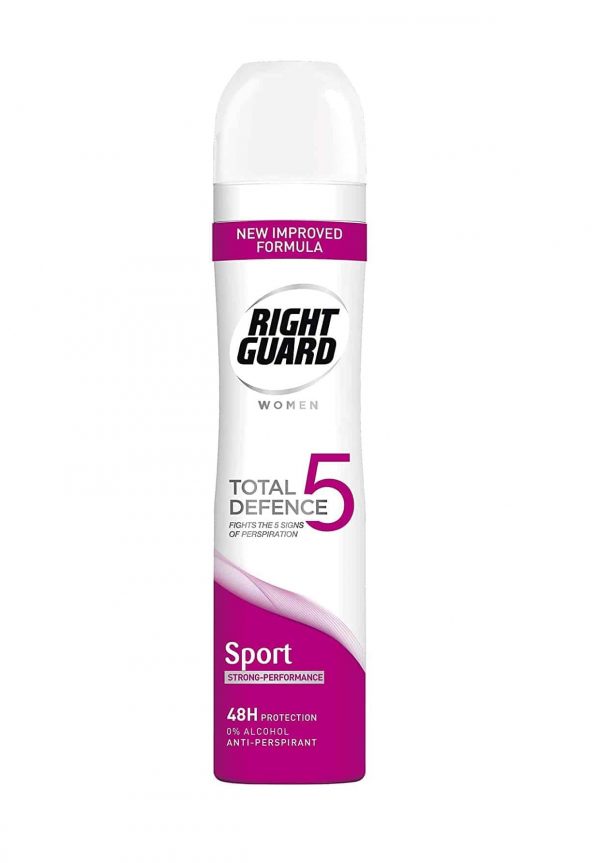 Right Guard Deodorant Total defence 5 Strong Perfomance