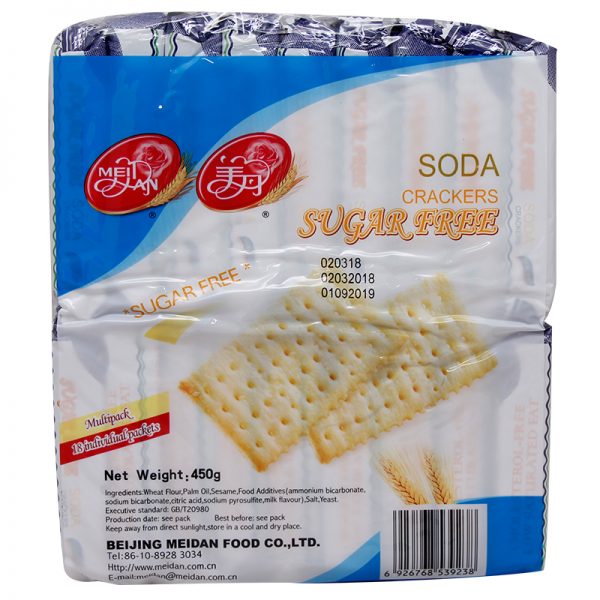 median soda crackers sugar free