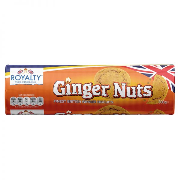 Royalty Ginger Nut Biscuits - 300g