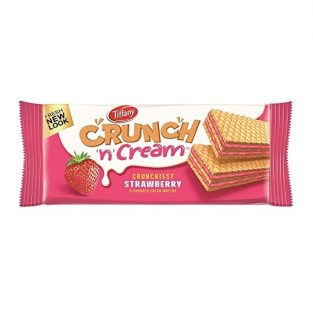 Tiffany Crunch n Cream Strawberry Wafers - New Look