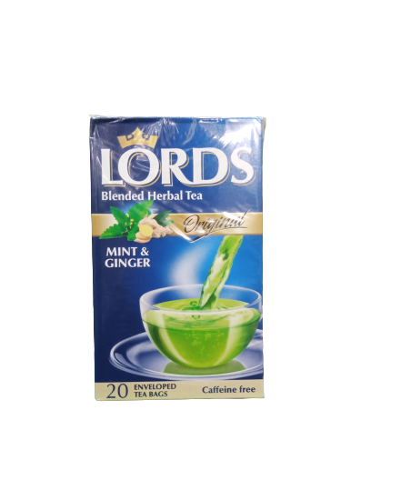 Lords Aromatic Green Tea Ginger