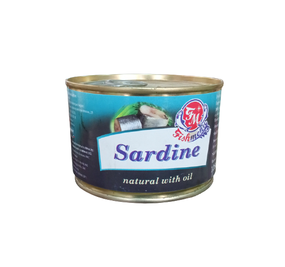 Fish Menu Sardine natural with oil