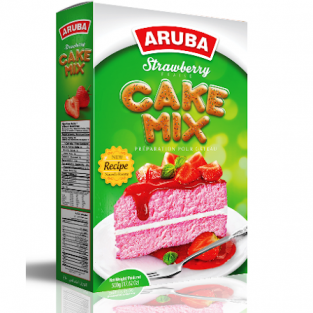ArubaStrawberryCakeMix500g